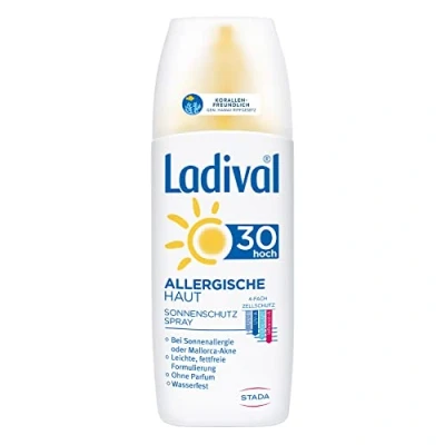 Imagen de Ladival Spray de protección solar. Apto para pieles alérgicas. SPF 30, 150 ml