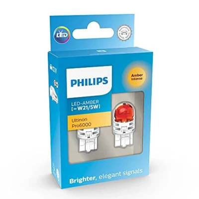 Imagen de Philips Ultinon Pro6000 LED foco de señalización para automóvil (WY21/5W amber), Versión anterior