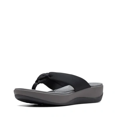 Imagen de CLARKS Women&#039;s Arla Glison Flip Flop, Black Fabric, 6 Medium US
