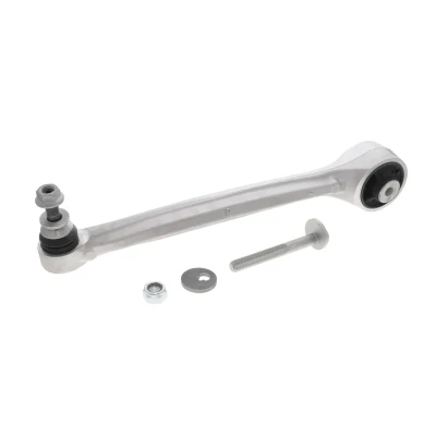 Imagen de VAICO V58 0215 Barra oscilante, suspensión de ruedas con juego tornillos debajo, Eje delantero, derecha Brazo oscilante transversal TESLA: Model S