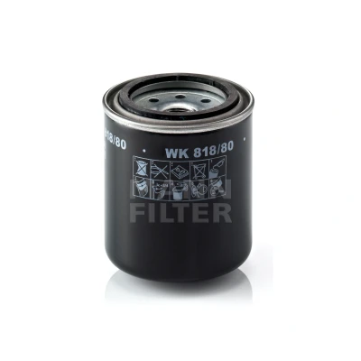Imagen de MANN FILTER WK 818/80 Filtro Combustible enroscable MITSUBISHI: Canter 5.Generation