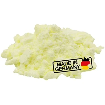 Imagen de laborladen® Azufre anorgánico en polvo fino, mejor calidad, pureza del 99,9%, limpio y bajo ácido