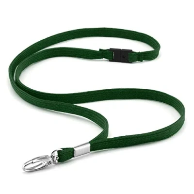 Imagen de CKB LTD Verde Correa para cuello Cordón Cuerda Neck Lanyard Strap Llavero de seguridad el con clip metal giratorio soporte tarjeta identificación Paquete 100 piezas