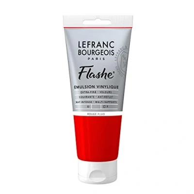 Imagen de Lefranc Bourgeois vinilo Pintura Acrílica, extra fina color de para artistas, Fluorot, 80ml Tube Vinylfarbe