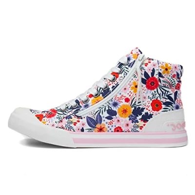 Imagen de Rocket Dog Jazzin Hi, Zapatillas Mujer, Malden Blanco, 39 EU