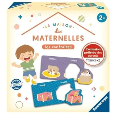 Imagen de Ravensburger 22498 Juego Educativo para los contrarios la casa de Jardines Infancia Un Primer Que combina observación y asociación