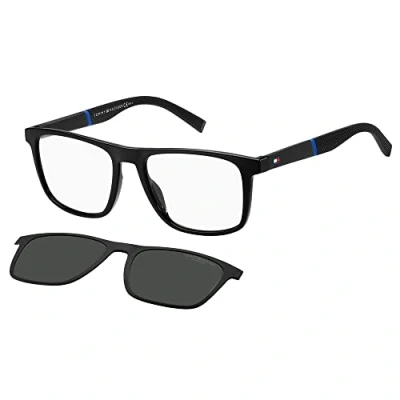Imagen de Tommy Hilfiger Hombre TH 1903/CS 807/M9 Gafas de sol Plástico Negro Gris Cuadrada Clip on