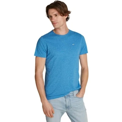 Imagen de Tommy Jeans SLIM Jasper NECK Camiseta básica coastal, Hombre, Talla: 44, Coastal