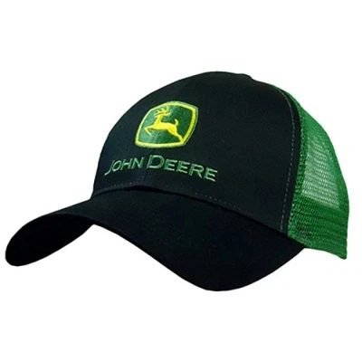 Imagen de Gorra con logotipo de John Deere, para hombre, parte trasera malla negro