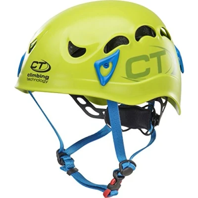 Imagen de Tecnología de escalada Galaxy, casco unisex adulto, verde / azul claro, ajustable 50 61 cm