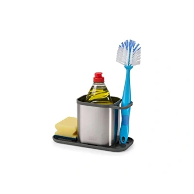 Imagen de Joseph Duo Organizador y Almacenaje para Fregadero Cocina, Soporte Esponja, Jabón, Acero Inoxidable