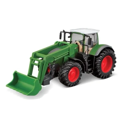Imagen de Bburago Tractor con cargadora de Fendt retroficción 18 31631