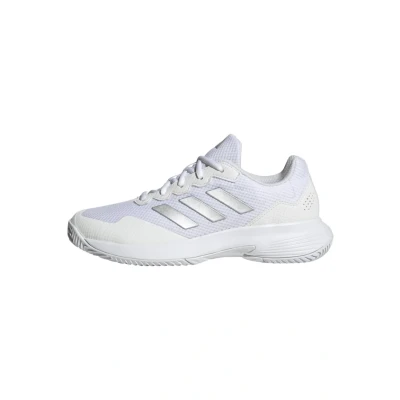 Imagen de adidas Performance Gamecourt 2 Multi Zapatillas de tenis para todas las superficies cloud white silver metallic white, Mujer, Talla: 36