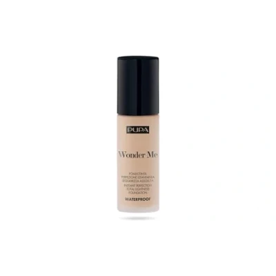 Imagen de Pupa Base de maquillaje líquida Wonder Me (020 Light Beige Warm) perfecta instantánea y ligereza absoluta, larga duración, resistente al agua a la humedad Formato 30 ml
