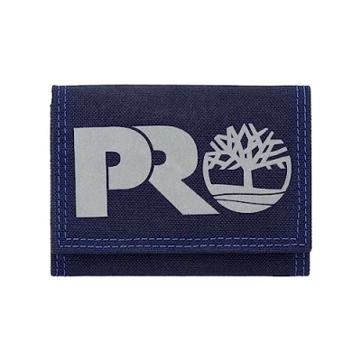 Imagen de Timberland PRO Cordura Cartera Triple de Nailon RFID para Hombre, con Ventana identificación, Azul Marino (Reflectante), 11,4 x 2,5 7,6 cm,