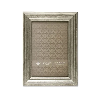 Imagen de Lawrence Frames Sutter Marco de fotos bruñido, 10,4 x 15,2 cm, color plateado