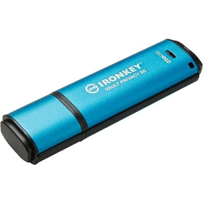 Imagen de Kingston IronKey Vault Privacy 50 Unidad USB con certificación FIPS 197 y cifrado XTS AES de 256 bits para la protección datos IKVP50/256GB