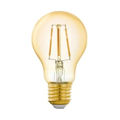 Imagen de EGLO connect.z Smart Home bombilla LED E27, A60, ZigBee, control de voz y la aplicación, regulable, blanco cálido, 500 lúmenes, 5,5 vatios, vintage ámbar