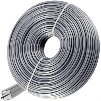 Imagen de GARDENIX Línea de Recortadora Reforzada, 2,7 mm x 15 m, césped Cuadrada, Hilo Nylon