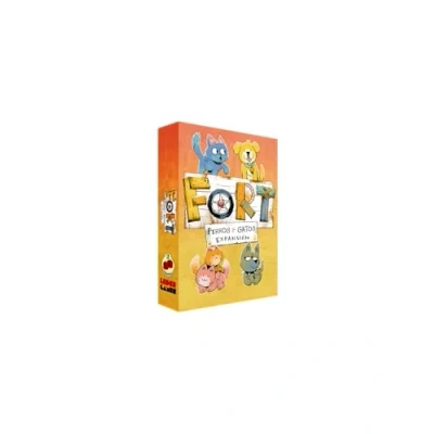 Imagen de 2Tomatoes Games Fort: Perros y Gatos Requiere Juego Básico Fort de Cartas Consigue Una Mascota Agrega Nuevas Estrategias Diversión a Tus Partidas 2 4 Jugadores Español Animales