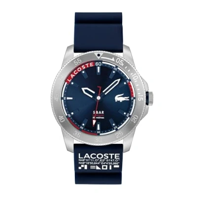 Imagen de Lacoste Reloj Analógico de Cuarzo para hombre con Correa en silicona Azul Marino 2011202