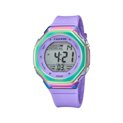 Imagen de Calypso Color Splash Reloj Mujer Silicona Púrpura K5842/2