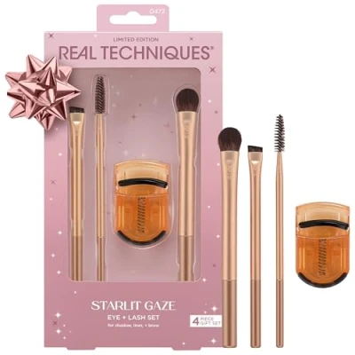 Imagen de Real Techniques Starlit Gaze Eye + Lash Kit, 4 Piece Limited Edition Gift Set