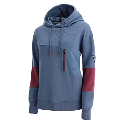 Imagen de Macron Athleisure Scc Adua Light Stretch Hoody Lavio/Lbrd Wmn Sudadera, Mujer, Azul Celeste, XS
