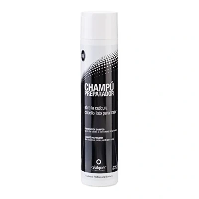 Imagen de Valquer Profesional Champú Preparador Abre la Cutícula para Mejor Absorción de Tratamientos, Limpieza Profunda, Ideal Antes Tintes y Tratamientos Capilares, Sin Sulfatos, 300 ml