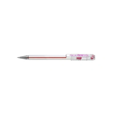 Imagen de Pentel Bolígrafo Superb con punta de bola formato MINI y tinta color rosa base aceite alta densidad. Pack 12
