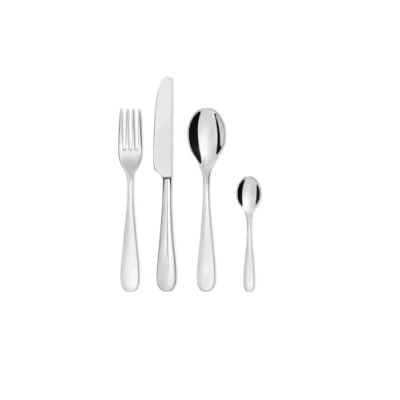 Imagen de Alessi Cutlery Set Nuovo Milano 5180S24M Monoblock 24 Piece by Ettore Sottsass