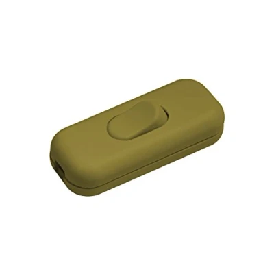 Imagen de Meister 7441200 Interruptor de cable (1 pin, 2,5 A, antitensión), color dorado