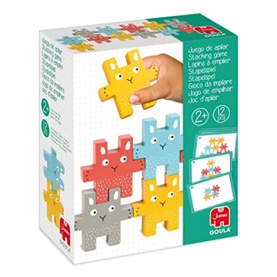 Imagen de Goula Juego apilable conejito, preescolar de apilar a partir 2 años