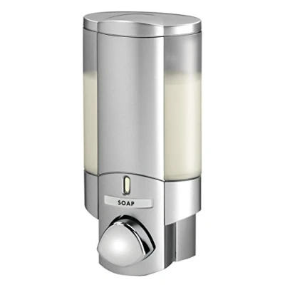 Imagen de AVIVA Single Bottle Soap and Shower Dispenser, Satin Silver by Better Living