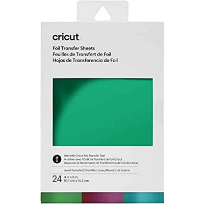 Imagen de Cricut, Jewel ct Transfer Foil Sheets Sampler 10x15cm 24 M3, Joya, 10.1 cm x 15.2 (4&quot; 6&quot;)