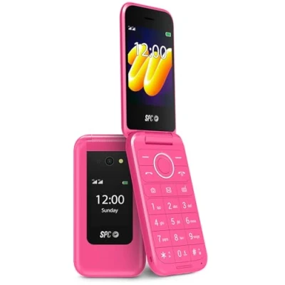 Imagen de Móvil SPC Wild, 48+128 MB, 1600 mAh, QVGA, Botón SOS, 4G, 240h Autonomía, Rosa
