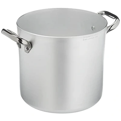 Imagen de Pentole Agnelli ALMA10320 Olla alta con dos asas Acero inoxidable, aluminio profesional 3 milímetros, 6 l