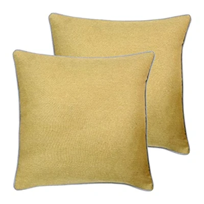 Imagen de Paoletti Bellucci Cojines, Ocre/Gris Claro, 55 x 55cm, 2