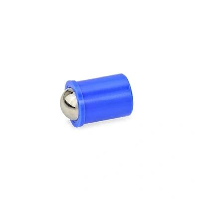 Imagen de Ganter Normelemente GN 614 4 KU Piezas de presión elásticas para prensar, Manga: plástico Bola: Acero Inoxidable, Durchmesser d: 4mm, Set 15