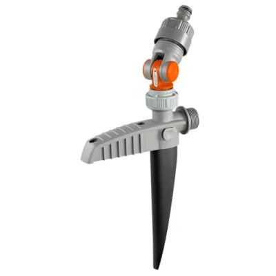 Imagen de Gardena 8254 20 conector de agua para conductos y sistemas aspersión, en la superficie o el sistema fijación flexible, stop, rosca macho ¾&quot;&quot;, 30 x cm