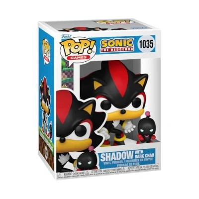 Imagen de Funko Pop! &amp; Buddy: Sonic Shadow The Hedgehog with DChao Figura de Vinilo Coleccionable Idea Regalo Mercancia Oficial Juguetes para Niños y Adultos Video Games Fans