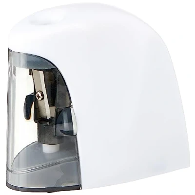 Imagen de Westcott 55041 00 Sacapuntas OPP, funciona con pilas, color blanco