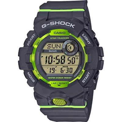 Imagen de Casio Reloj Digital para Hombre de Cuarzo con Correa en Resina GBD 800 8ER, Negro/Verde