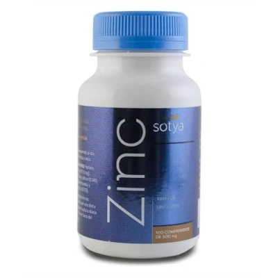 Imagen de Sotya Zinc de 500 mg 100 Comprimidos