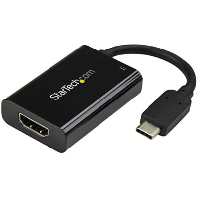 Imagen de Startech Adaptador Gráfico Externo Usb c A Hdmi Con Entrega De Potencia Por Conversor Type 4k 60hz