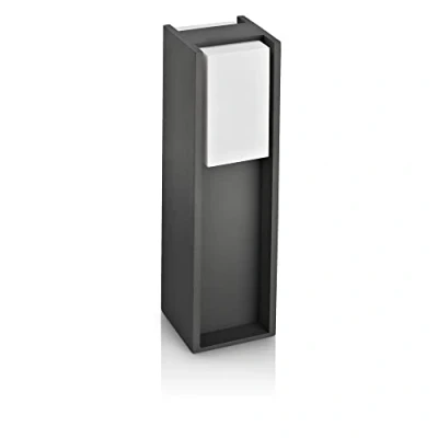 Imagen de Philips Lighting Pedestal para exteriores LED, bombillas E27, protección IP44, 40 cm, antracita