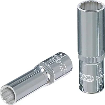Imagen de KS Tools 918.1418 1/4&quot; Llave de vaso 12 cantos CHROMEplus, larga, mm