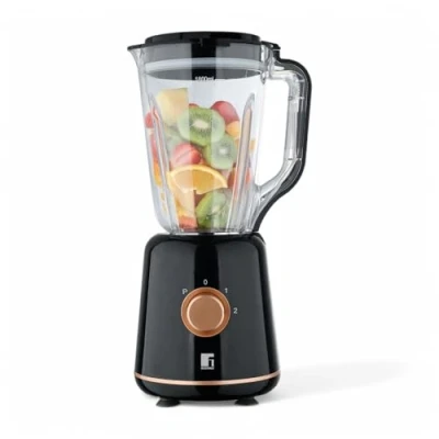 Imagen de BERGNER Copper Batidora De Vaso Gran Capacidad 2 Velocidades Con Función Pulso Potencia 800 W Jarra Cristal 1.8 Litros Cuchillas Resistentes Acero Inoxidable