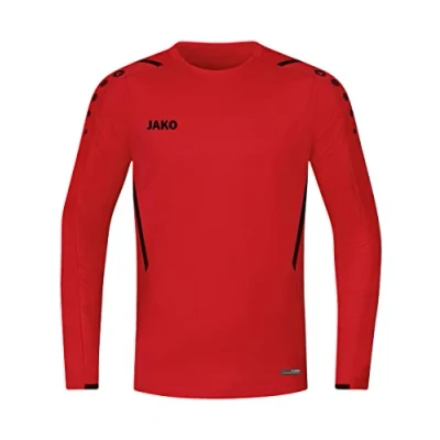 Imagen de JAKO Sudadera Unisex Niños 8821, niños, Sudadera, Rojo y Negro, 164