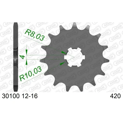 Imagen de AFAM 30100 13 Piñón para cadena